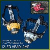 12LED HEADLAMP