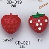 strawberry shape baby Button (CD-021)