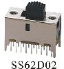 SS62D 6P2T slide switch