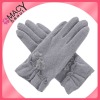 Women winter soft touch screen wool gloves GW-1061