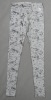 Girl's allover print casual pants