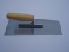 plastering trowel with wooden handle