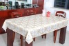 REACH Test Quality, PVC Lace Roll With PVC Transparent Foil,PVC Table Cloth,Size 137cm*20m