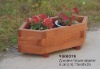 wooden flower planter