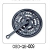 Steel salable chainwheel and crank