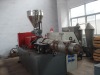 Double-screw plastic extruder