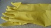 latex flock sprayed household gloves