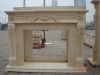 Carved Marble Fireplace