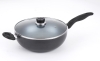 Aluminum Non-stick Wok with lid