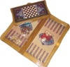 wooden backgammon