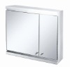 stainless steel mirror cupboard