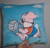 embroidered cushion