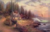 oil painting/pure hand made oil painting/canvas oil painting/Thomas Kinkade oil painting