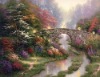 oil painting/pure hand made oil painting/canvas oil painting/Thomas Kinkade oil painting