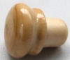 Wooden cap synthetic cork wine bottle stopper TBW20