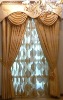 Jacquard curtain with lining