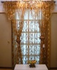 Jacquard curtain with lining