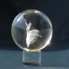 3d laser crystal ball globe