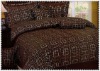 7 pcs jacquard comforter set bedding set