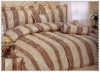 7 pcs jacquard comforter set bedding set