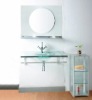 GLASS BATHROOM CABINET