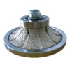 Diamond profile wheel-Vacuum brazed diamond hand-type profile wheel