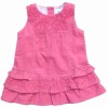 girl's cords dress     H101#