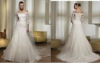 Designer beaded bridal wedding dress HS0971