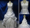 Designer beaded wedding gown HS0662