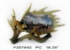 Poly resin garden animal decoration