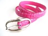 2009 fashion belt (ladies'  belt, PU belt, fashion accessory,BT08a380)