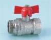 brass  butterfly ball valve