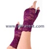 fingerless lace gloves