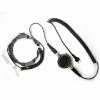 Heavy duty throat microphone for two way radio