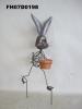 metal rabbit decoration