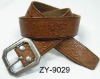 embossed fashion leather belt