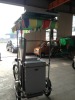 The latest design solar portable freezer with tricycle, freezer, solar panel