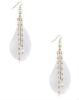 2011 latest fashion feather earrings