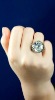 2011 New style CZ silver Rings O58