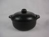 4.5-Qt Black Ceramic Casserole