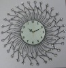 Metal craft clock