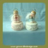 Resin twins children angel for decoration