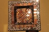 Wedding Decor Handicraft Square Glass Mosaic Plate Platter/ Salver