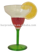 plastic margarita glass