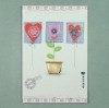 Paper Printing Greeting Card with flower design