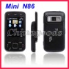 Quad Band mini N86 mobile phone dual sim card dual slide cellphone