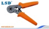 self-adjusting crimping pliers for cable ferrules