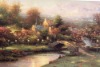 oil painting/pure hand made oil painting/canvas oil painting/Thomas Kinkade oil painting