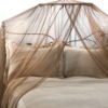 Double mosquito net and bed canopy