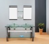 GLASS BATHROOM CABINET